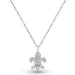 Smal Fleur Di Lis Neckalce