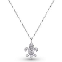 Smal Fleur Di Lis Neckalce