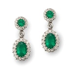 Emerald Drop Earrings