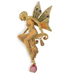 Nouveau 1910 Pendant / Brooch