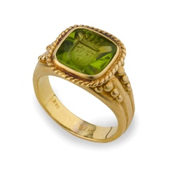 Colored Stone Ring Peridot